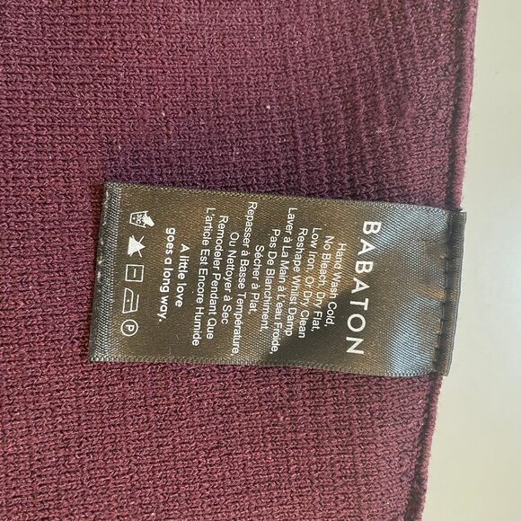 Maroon Ribbed Tube Top - Picture 5 of 5